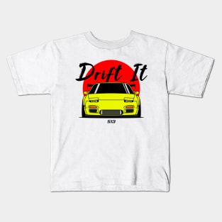 Yellow S13 Front Kids T-Shirt